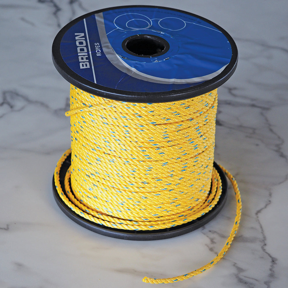 Polytyelene Ropes Danline Polyethylene Rope - 6mm - Yellow – Polynet Products
