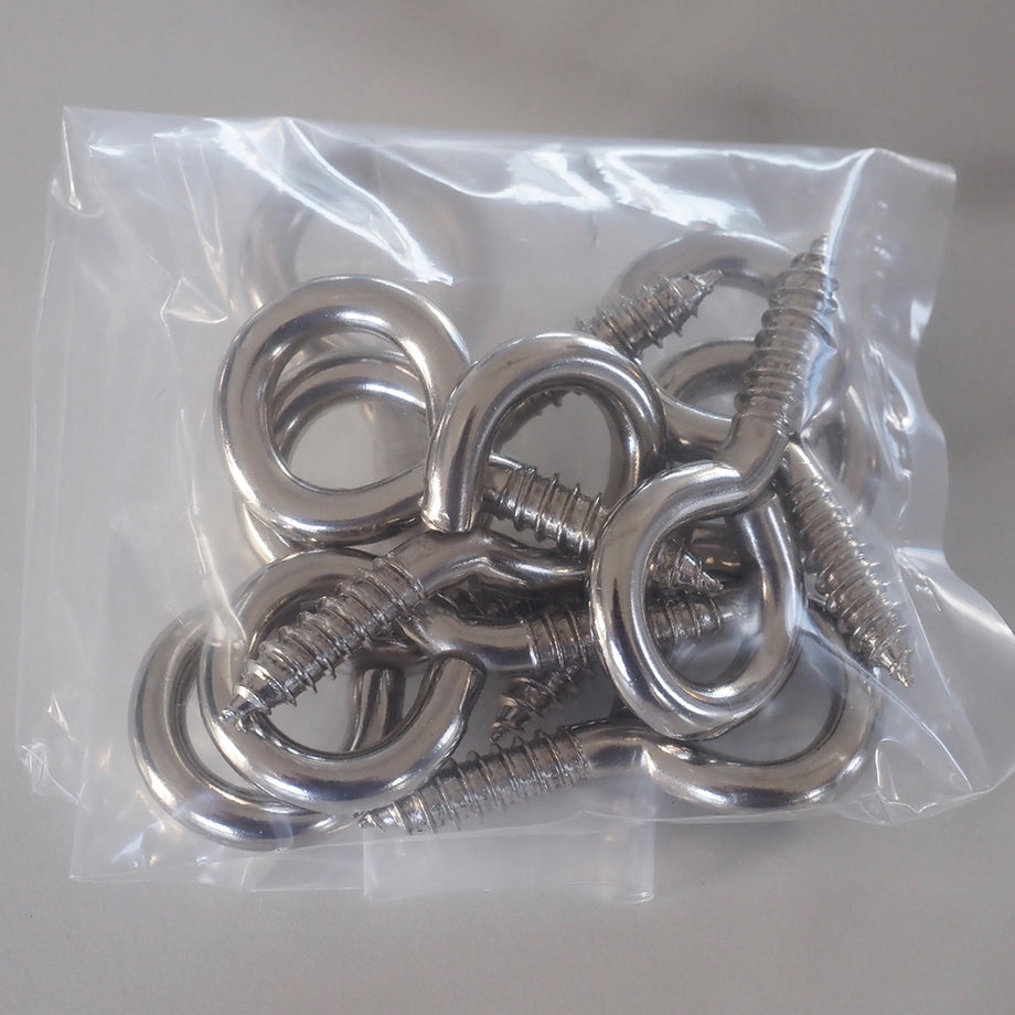 Eye Hook - Screw - #18 Nickel – Polynet Products